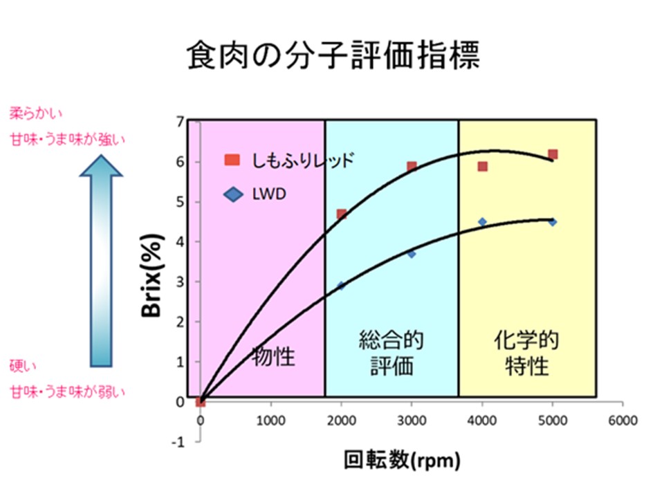 簡易かつ安価に食肉の美味しさを評価するための指標を提案する。