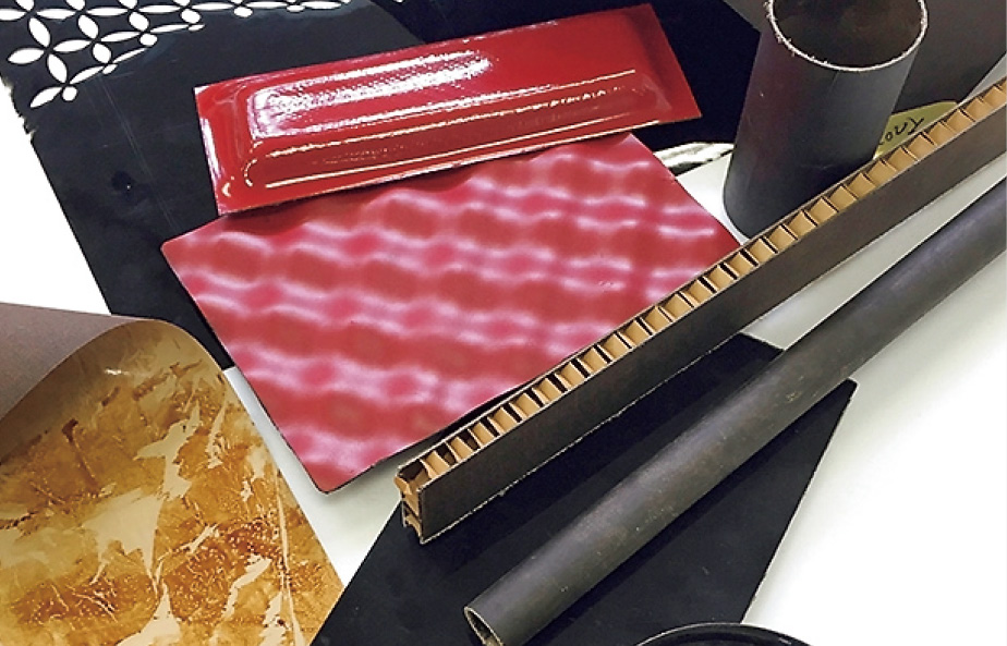 合成樹脂成形技術を応用した様々な乾漆成形品の開発