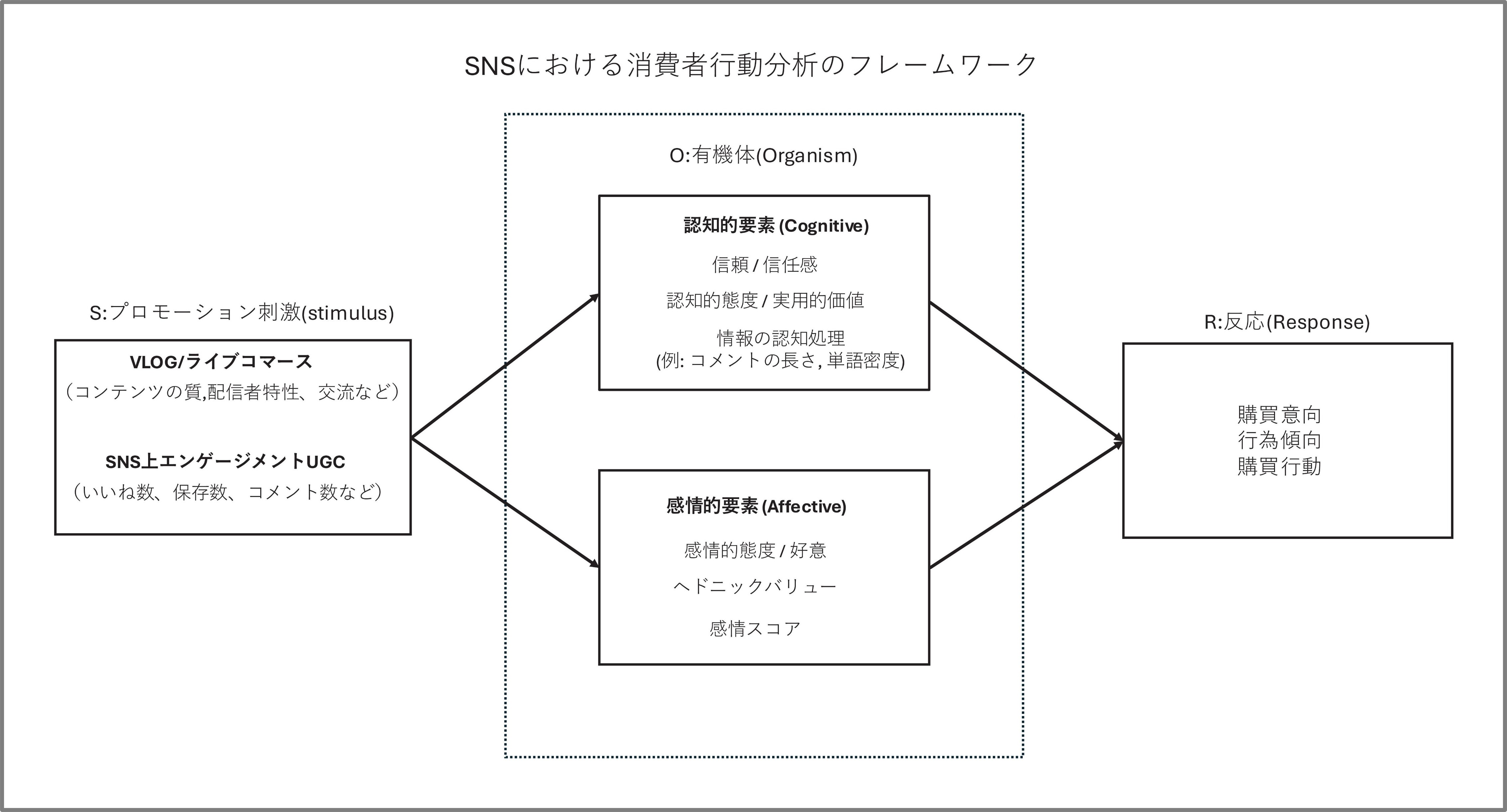 SNSにおける消費者行動分析のフレームワーク