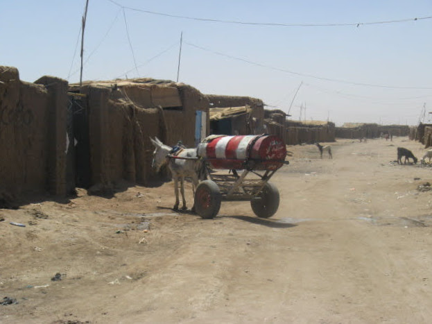 スーダン共和国ハルツーム郊外の移住者集住地区（2011年）