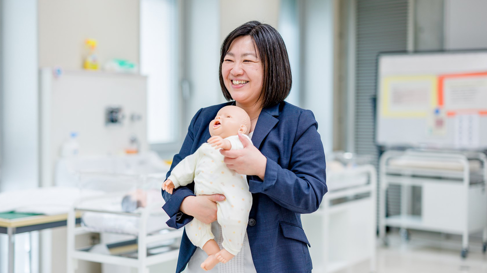 母乳育児とは/看護学類山田先生の模擬講義