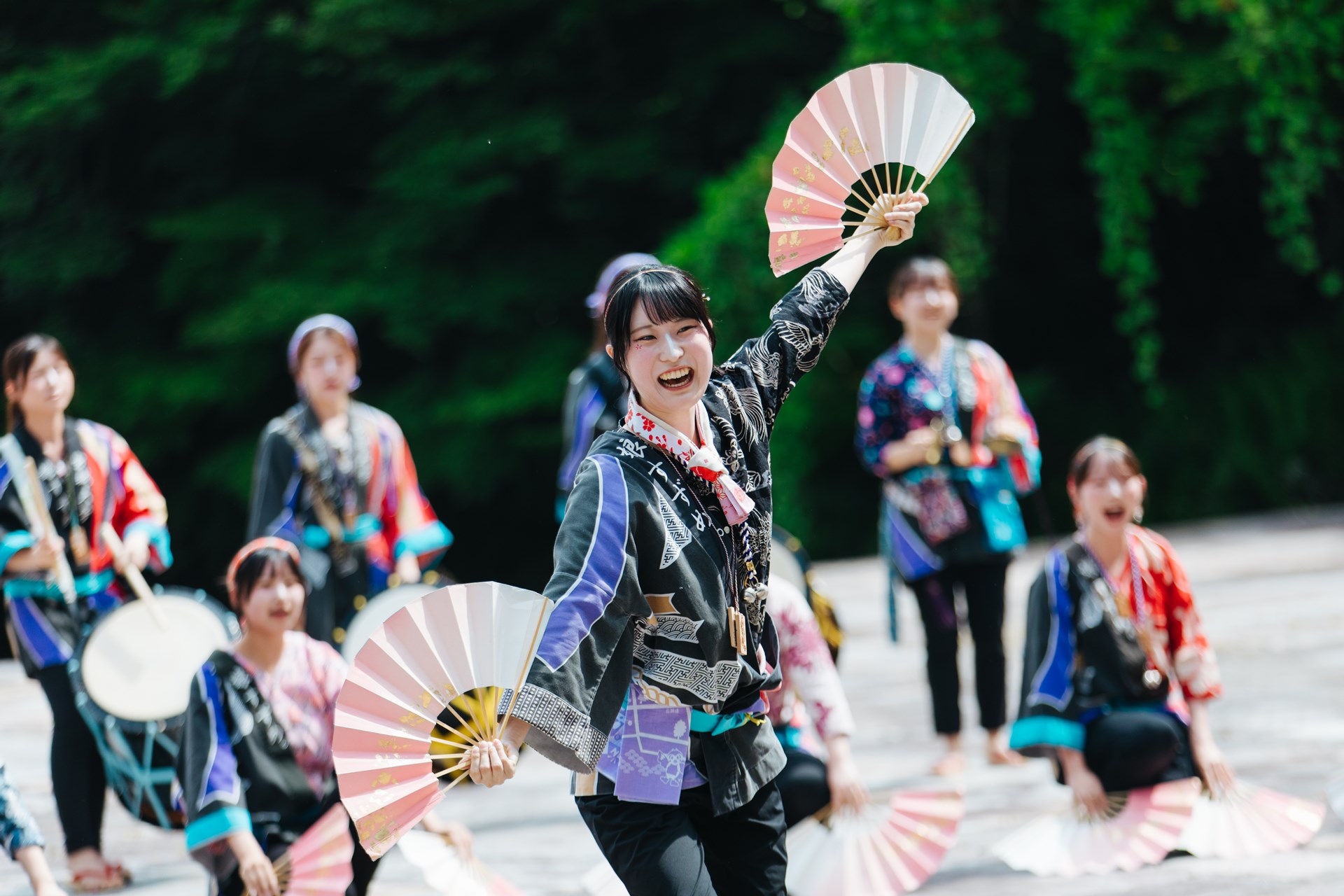 OC2025娘すずめ。サークルの演舞！