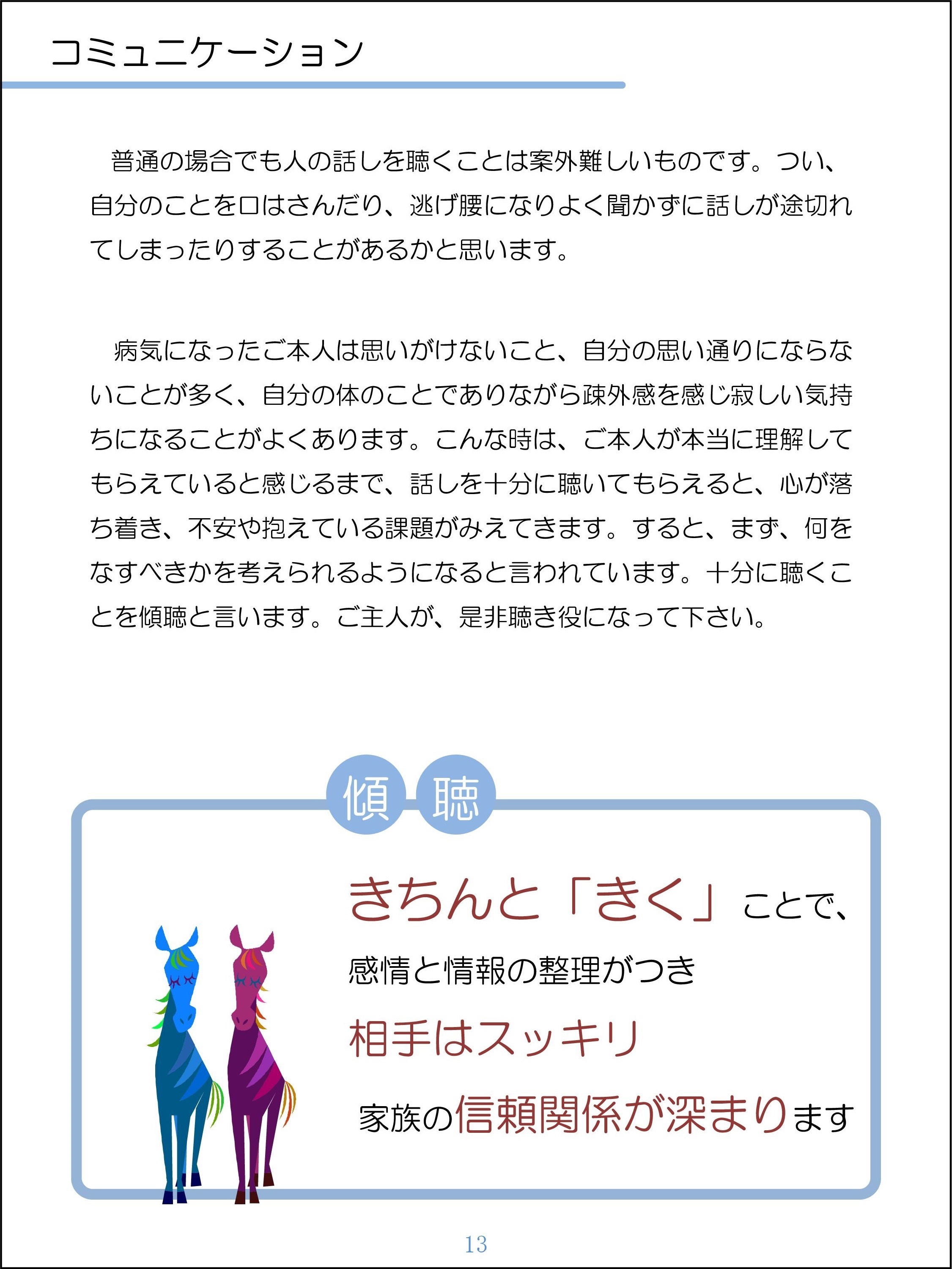 乳がん患者さんと家族のコミュニケーション